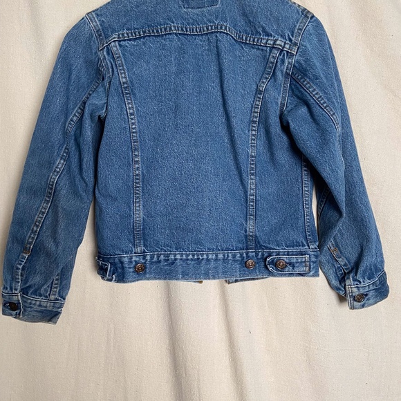 1980's Vintage Levi's Denim Jean Jacket *70704 0216* Size 16 - Picture 5 of 6